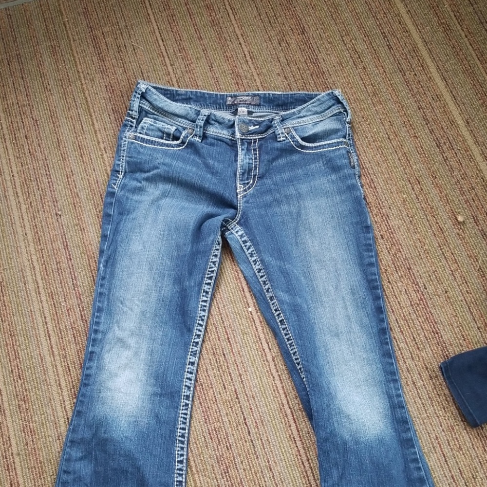 Silver jeans